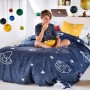 Set di copripiumino HappyFriday Mr Fox Starspace Multicolore Singolo 2 Pezzi