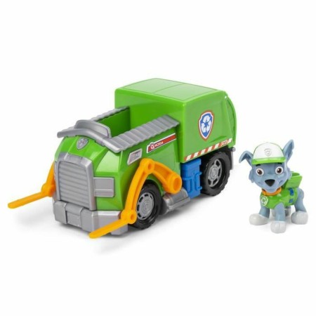 Playset Spin Master Paw Patrol Rocky Nero Plastica