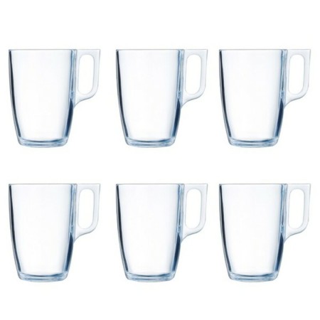 Set di Tazze Luminarc Nuevo (6 pcs) Trasparente Vetro 400 ml (6 Pezzi)