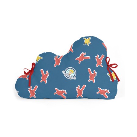 Paracolpi per culla HappyFriday Le Petit Prince Son avion Multicolore 60 x 40 cm