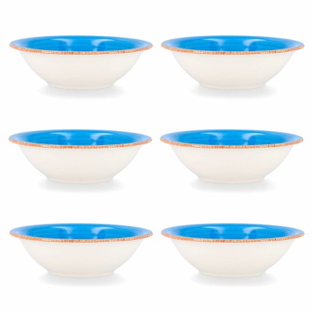 Ciotola Quid Vita Azzurro Ceramica 6 Unità (18 cm)