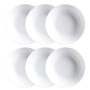 Set di piatti Luminarc Diwali 6 pcs Bianco Vetro