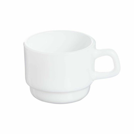 Set di Tazze da Caffè Arcoroc Restaurant Bianco Vetro 12 Unità 80 ml