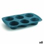 Teglia per Muffin Quid Silik One (26,5 x 16,6 cm) (Pack 6x)