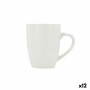 Tazza Quid Latte Bianco Ceramica 330 ml (12 Unità) (Pack 12x)