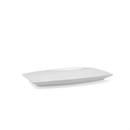 Teglia da Cucina Quid Gastro Ceramica Bianco (30,5 x 19,5 x 2,5 cm) (Pack 4x)