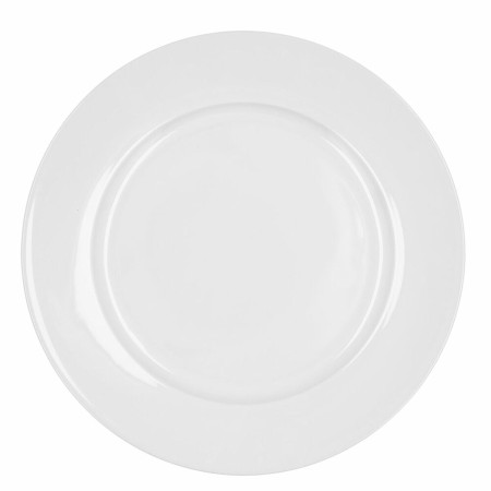 Piatto da pranzo Bidasoa Glacial Ala Ancha Bianco Ceramica Ø 30 cm (4 Unità) (Pack 4x)