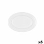 Teglia da Cucina Bidasoa Glacial Ceramica Bianco (26 x 18 cm) (Pak 6x)