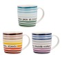 Tazza Mug Quid 4u Multicolore Ceramica 330 ml (12 Unità) (Pack 12x)