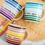 Tazza Mug Quid 4u Multicolore Ceramica 330 ml (12 Unità) (Pack 12x)