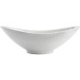 Teglia da Cucina Quid Gastro Ovale Ceramica Bianco (21,5 x 12,5 x 7 cm) (6 Unità)