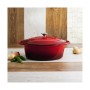 Casseruola con coperchio Bidasoa Rosso Metallo (4,3 L)