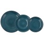 Set di Stoviglie Quid Zafiro Vita 18 Pezzi Azzurro Ceramica