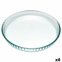 Stampo per Torte Pyrex Classic Vidrio Trasparente Vetro Piano Rotondo 25 x 25 x 4 cm 6 Unità