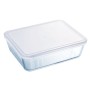 Portapranzo Rettangolare con Coperchio Pyrex Cook & Freeze 19 x 14 x 5 cm 800 ml Trasparente Silicone Vetro (6 Unità)