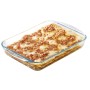 Pirofila da Forno Pyrex Classic Vidrio Trasparente Vetro Rettangolare 35 x 23 x 6 cm (6 Unità)