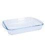 Pirofila da Forno Pyrex Classic Vidrio Trasparente Vetro Rettangolare 35 x 23 x 6 cm (6 Unità)