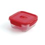 Porta pranzo Ermetico Luminarc Pure Box 760 ml Rosso Vetro (6 Unità)