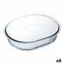 Stampo per Torte Ô Cuisine Ocuisine Vidrio Trasparente Vetro Ovale 19 x 14 x 4 cm 6 Unità