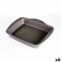 Pirofila da Forno Pyrex Asimetria Rettangolare Metallo 6 Unità 40 x 31 cm