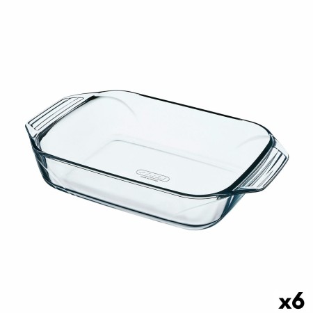 Pirofila da Forno Pyrex Irresistible Trasparente Vetro Rettangolare 31,5 x 19,7 x 6,4 cm (6 Unità)