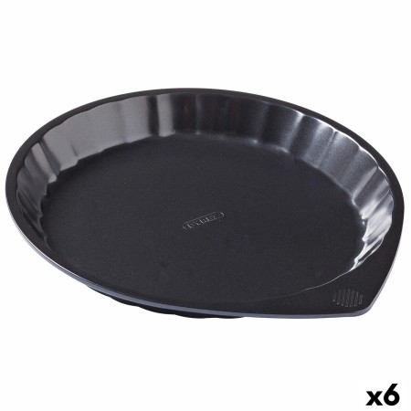 Stampo per Torte Pyrex Magic Nero Metallo Piano Rotondo Ø 30 cm 6 Unità