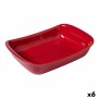 Pirofila da Forno Pyrex Supreme Rosso Ceramica Rettangolare 30,2 x 20 x 7,4 cm (6 Unità)