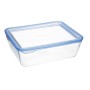 Porta pranzo Ermetico Pyrex Pure Glass Trasparente Vetro (800 ml) (6 Unità)