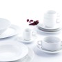 Piatto da pranzo Quid Basic Bianco Ceramica 23 cm (12 Unità)