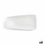 Piatto da pranzo Ariane Vital Rectangular Rettangolare Bianco Ceramica 29 x 15,5 cm (6 Unità)