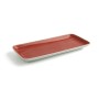 Teglia da Cucina Ariane Terra Rettangolare Ceramica Rosso (36 x 16,5 cm) (6 Unità)