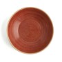 Piatto Fondo Ariane Terra Ceramica Rosso (Ø 21 cm) (6 Unità)