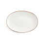 Teglia da Cucina Ariane Terra Ovale Ceramica Beige (Ø 32 cm) (6 Unità)