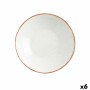 Piatto Fondo Ariane Terra Ceramica Beige (Ø 21 cm) (6 Unità)