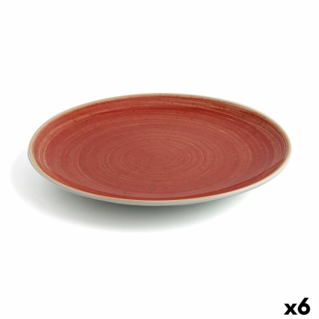 Piatto da pranzo Ariane Terra Rosso Ceramica Ø 31 cm (6 Unità)