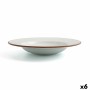 Piatto Fondo Ariane Terra Ceramica Beige (Ø 26 cm) (6 Unità)