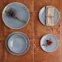 Piatto da pranzo Ariane Terra Triangolare Azzurro Ceramica Ø 29 cm (6 Unità)