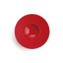 Piatto Fondo Ariane Antracita Ceramica Rosso (Ø 28 cm) (6 Unità)