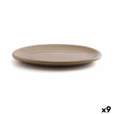 Teglia da Cucina Anaflor Vulcano Beige Ceramica 33 x 25 cm (9 Unità)