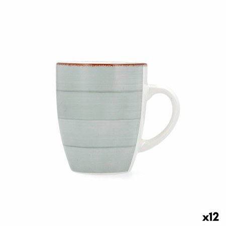 Tazza Quid Vita Morning Colazione Ceramica Azzurro 350 ml (12 Unità)