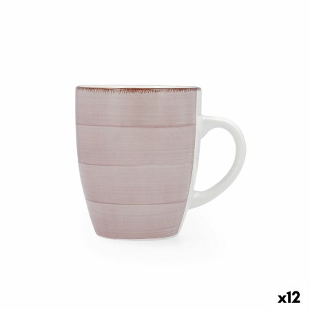 Tazza Quid Vita Morning Ceramica Rosa 350 ml (12 Unità)