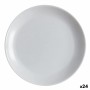 Piatto da pranzo Luminarc Diwali Granit Grigio Vetro Vetro temperato 25 cm (24 Unità)