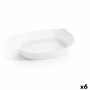 Teglia da Cucina Luminarc Smart Cuisine Rettangolare Bianco Vetro 38 x 27 cm (6 Unità)