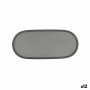 Vassoio per aperitivi Bidasoa Gio Grigio Plastica 28 x 12 cm (12 Unità)