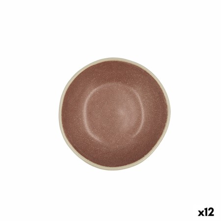 Ciotola Bidasoa Gio Ceramica Marrone 12 x 3 cm (12 Unità)