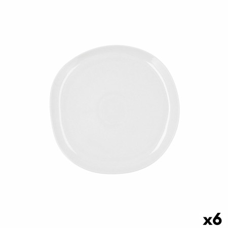 Piatto da pranzo Ariane Earth Bianco Ceramica Ø 27 cm (6 Unità)