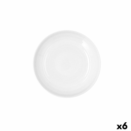 Piatto Fondo Ariane Artisan Ceramica Bianco 25 cm (6 Unità)