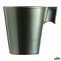 Tazza Mug Luminarc Flashy Verde 80 ml Vetro (24 Unità)