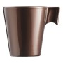 Tazza Mug Luminarc Flashy Marrone 80 ml Vetro (24 Unità)