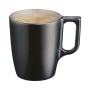 Tazza Mug Luminarc Flashy Nero 250 ml Vetro (6 Unità)